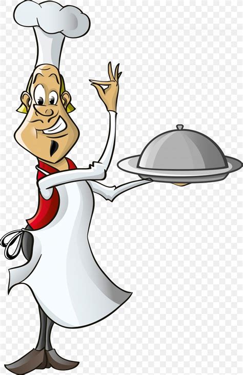 French Waiter Clipart