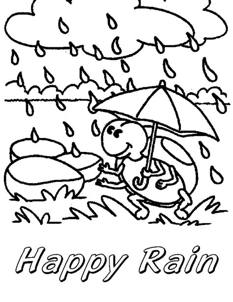 rain coloring pages  coloring pages  kids