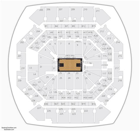 Barclays Center Basketball Seating Chart With Seat Numbers | Cabinets