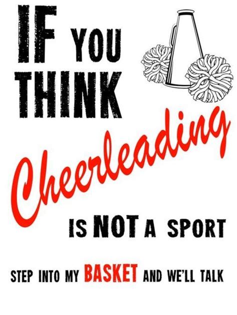 oh you don t know what my basket is interesting high school cheerleading cheerleading