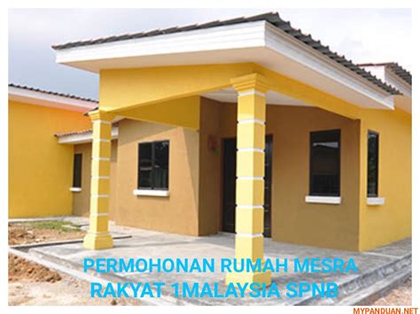 Anda ingin memiliki rumah sendiri? Permohonan Rumah Mesra Rakyat 1Malaysia (RMR1M) SPNB 2020 ...