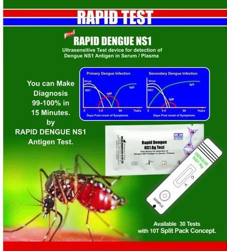 Dengue And Malaria Test Kits Dengue Ns Ag Rapid Test Kit
