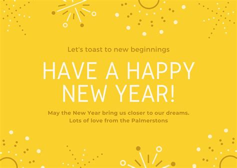 Happy New Year Greetings Best Card Design With Text Messages Fancyodds