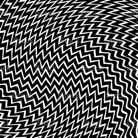 Abstract Zig Zag Vector Background Black And White Optical Illusion