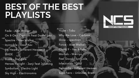 Best Of The Best Nocopyrightsounds Playlist Ncs The Best Of All Time
