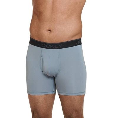 Jockey Men Eco Essentials Flex Microfiber Boxer Brief Xl True