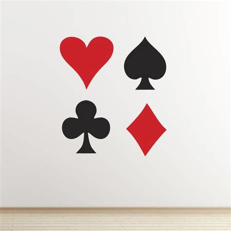 We did not find results for: Playing Card Symbol Wall Stickers - Heart, Spade, Club and Diamond - ZygoMax
