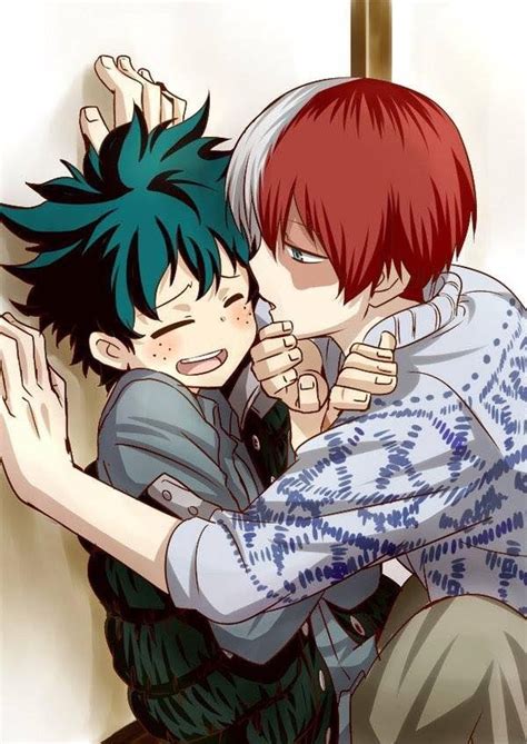 Todoroki Shouto Midoriya Izuku Tododeku Personagens De Anime Hot Sex Picture