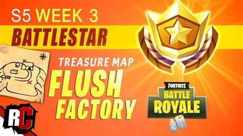 Fortnite Week 3 Battle Star Challenge Follow The Treasure Map Found In