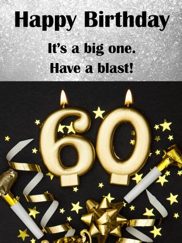 Have a Big Blast! Happy 60th Birthday Card | Birthday & Greeting Cards