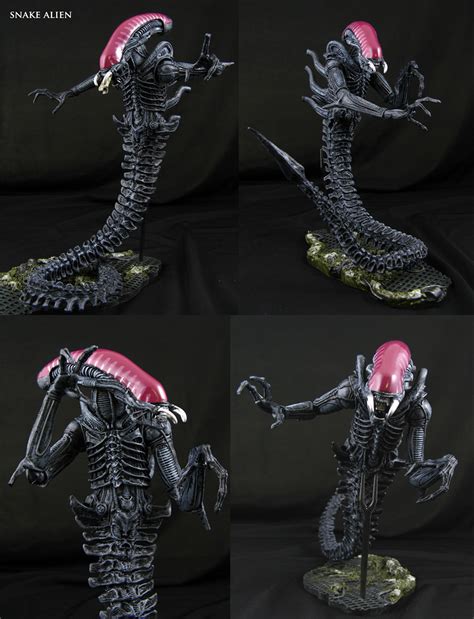 Custom Snes Snake Alien Action Figure By Jin Saotome On Deviantart