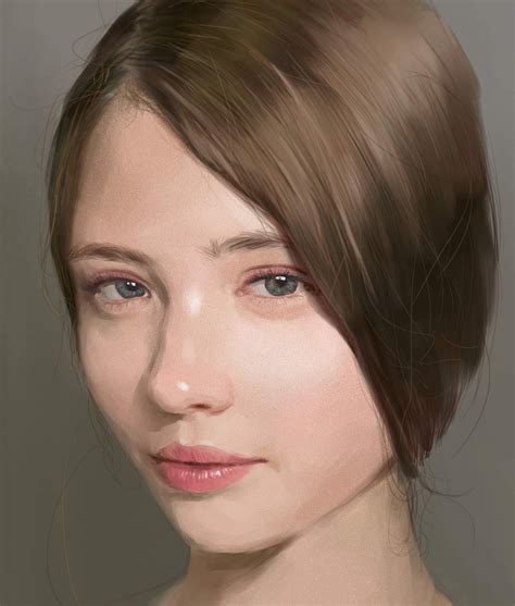 Realistic Painting Face On Behance