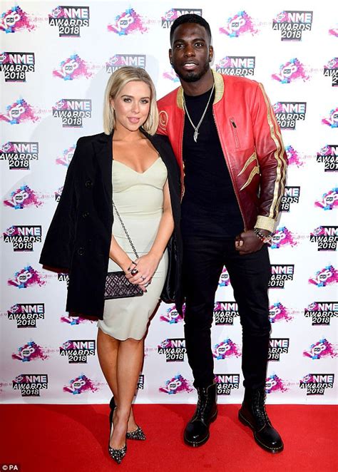 Nme Awards Gabby Allen Cosies Up To Marcel Somerville Daily Mail Online