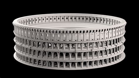 Roman Colosseum 3d Models In Buildings 3dexport