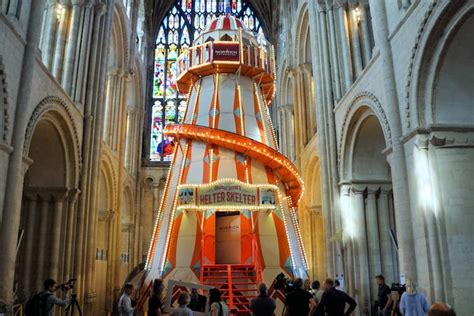 Seriously Helter Skelter Ride Opens Inside Norwich Cathedral Skywatchtv
