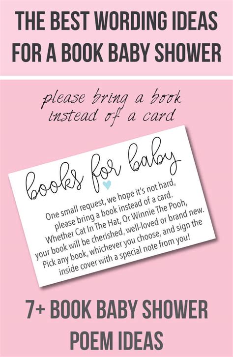 Book Baby Shower Invitations & Wording Ideas - CutestBabyShowers.com
