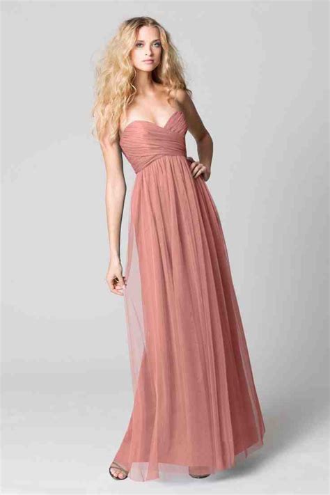 Dusty Rose Pink Bridesmaid Dresses Wedding And Bridal Inspiration