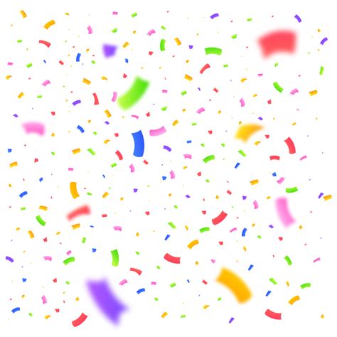 Confetti And Tinsel Explosion Background Realistic Multicolor Confetti
