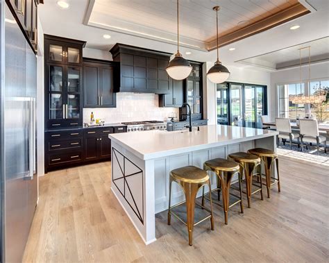 Your bedroom will be the place where you can do anything in the house. Modern Kitchen Ideas. Kitchen with Tray Ceiling. Black ...