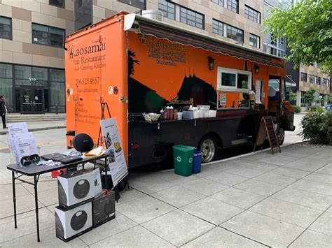Grilled or fried calamari / pla muak yang. Kaosamai Thai Food Truck - Intentionalist
