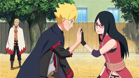 Naruto Descobre Que Boruto E Sarada Se Tornaram Um Casal Ap S O Timeskip Boruto Next