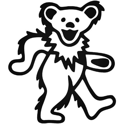 If playing grateful dead at the thanksgiving table is wrong we don't want to be right. Grateful Dead Bear 1964 Sticker