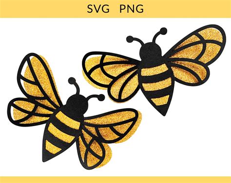 Bee Svg Files For Cricut Queen Bee Svg Cut Bumblebee Svg Save Etsy