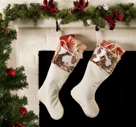 Modern Christmas Stockings To Hang From The Fireplace