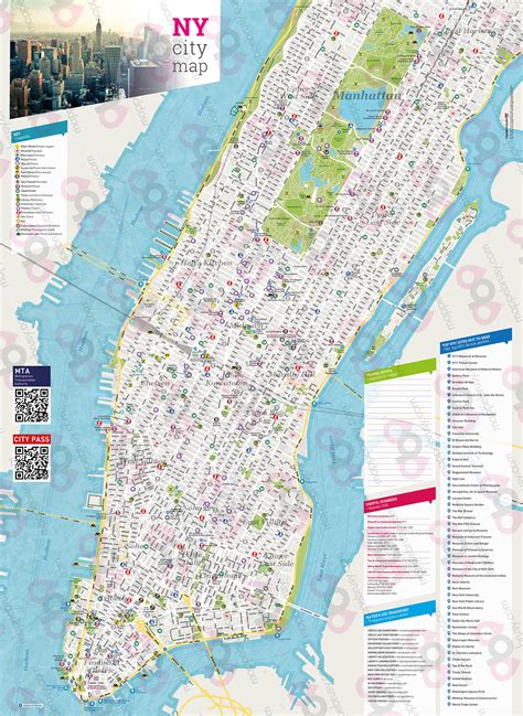 Mappa Personalizzata Di New York Cartina Di New York Personalizzabile