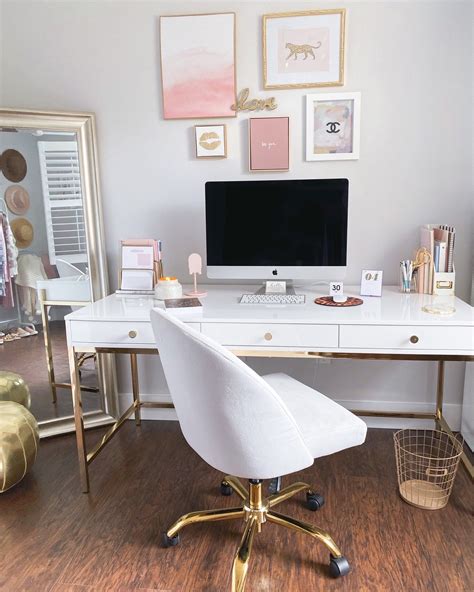 Fancy Things Home Office Spring Update The Fancy Things White