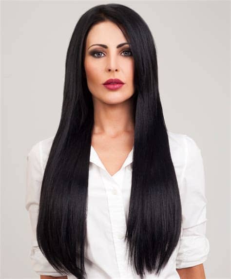 The right hair extensions should be only as visible as you want them to be! Jet Black - Clip In Hair Extensions - FrontRow