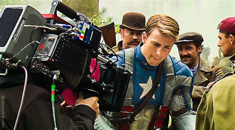 chris evans and sebastian stan behind the scenes of captain america the first avenger 2011