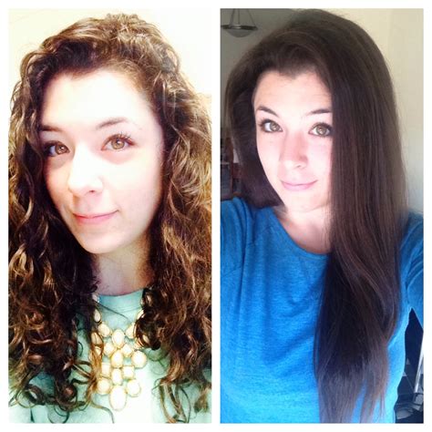 Straightening your hair is the best option. I finally figured out how to straighten my naturally curly ...