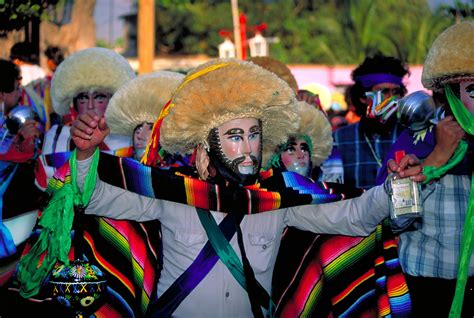 Parachicos In The Fiesta Grande Of Chiapas