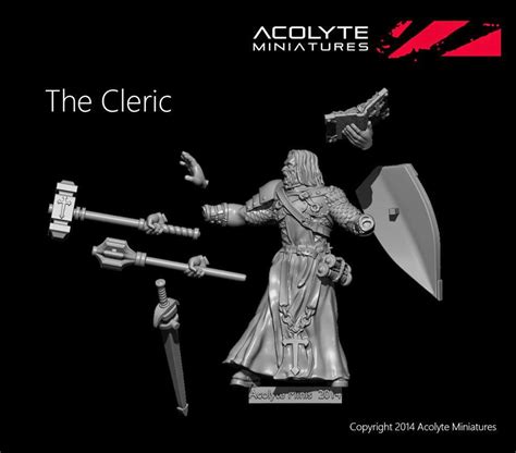 Tabletop Fix Acolyte Miniatures Cleric Preview