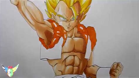 Speed Draw Gogeta Ssj Youtube