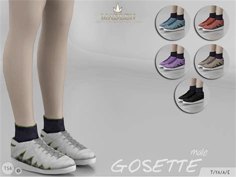The Sims Resource Madlen Gosette Shoes Male