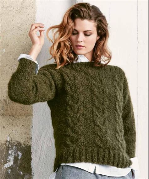 Oversized loose knit mohair sweater, hand knit cable jumper. Pin by Eddie on Mohair Cable Sweaters | Mohair cable knit ...