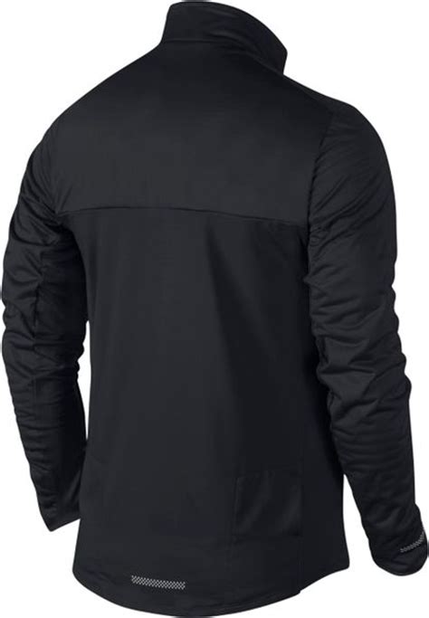 Nike Element Shield Full Zip Running Jacket In Black For Men Lyst