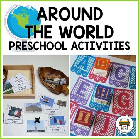 Around The World Preschool Activity Pack