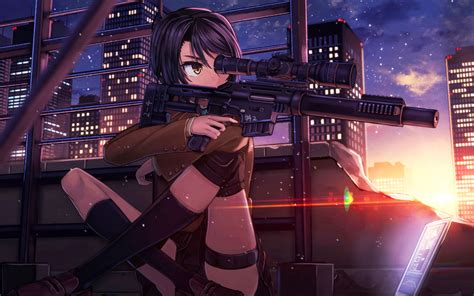 100 Epic Best Cute Anime Girl With Gun Wallpaper Positive Quotes
