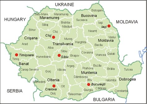 Melden sie sich an, um über bevorstehende fc. Rumaenien-Karte / Map of Romania