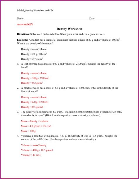 Volume Worksheets 6th Grade