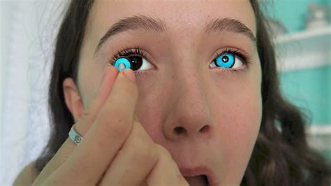 I Try 4 Creepy And Creative Color Contact Lenses See The Looks
