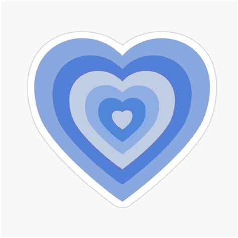 Y2k Blue Heart Sticker By Artbylamia1 In 2022 Poster Stickers Cool
