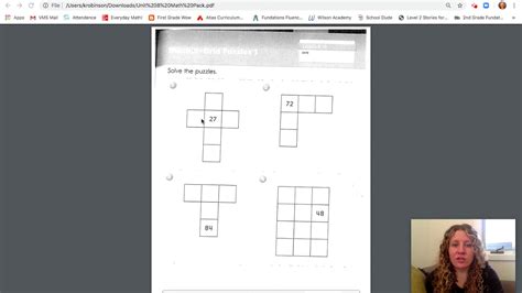 You have a grid of squares, which must be either filled in black or marked with x. Everyday Math: Number Grid Puzzles - YouTube