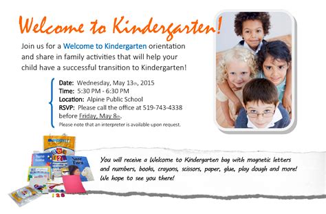 Welcome To Kindergarten Orientation Alpine Public School