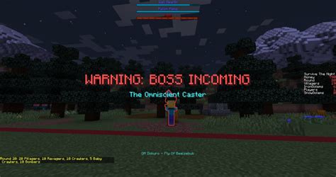 When nights comes, you won't be able to use your inventory, or your map. Survive The Night 1.14 Minecraft Map