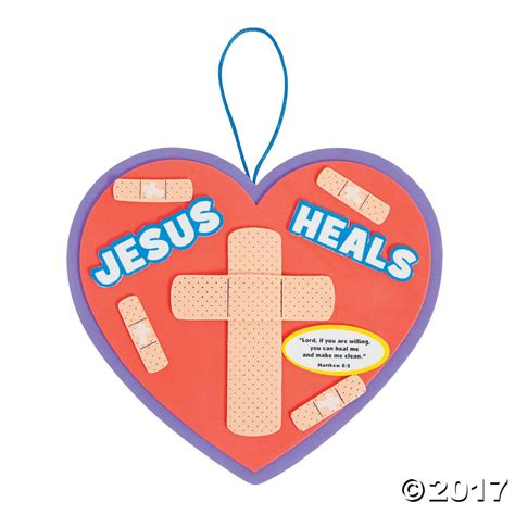 Jesus Heals Sign Craft Kit Bible School Crafts Bible Crafts For Kids