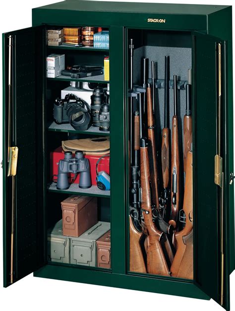 Select one of these thumbnail images to view it in the above larger display. Stack-On 16-Gun Double Door Cabinet - $295.99 (Free 2-Day ...